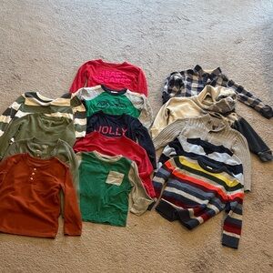 Bundle of Boys Long Sleeve Tops